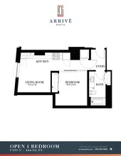 Studio 1916 floor plan